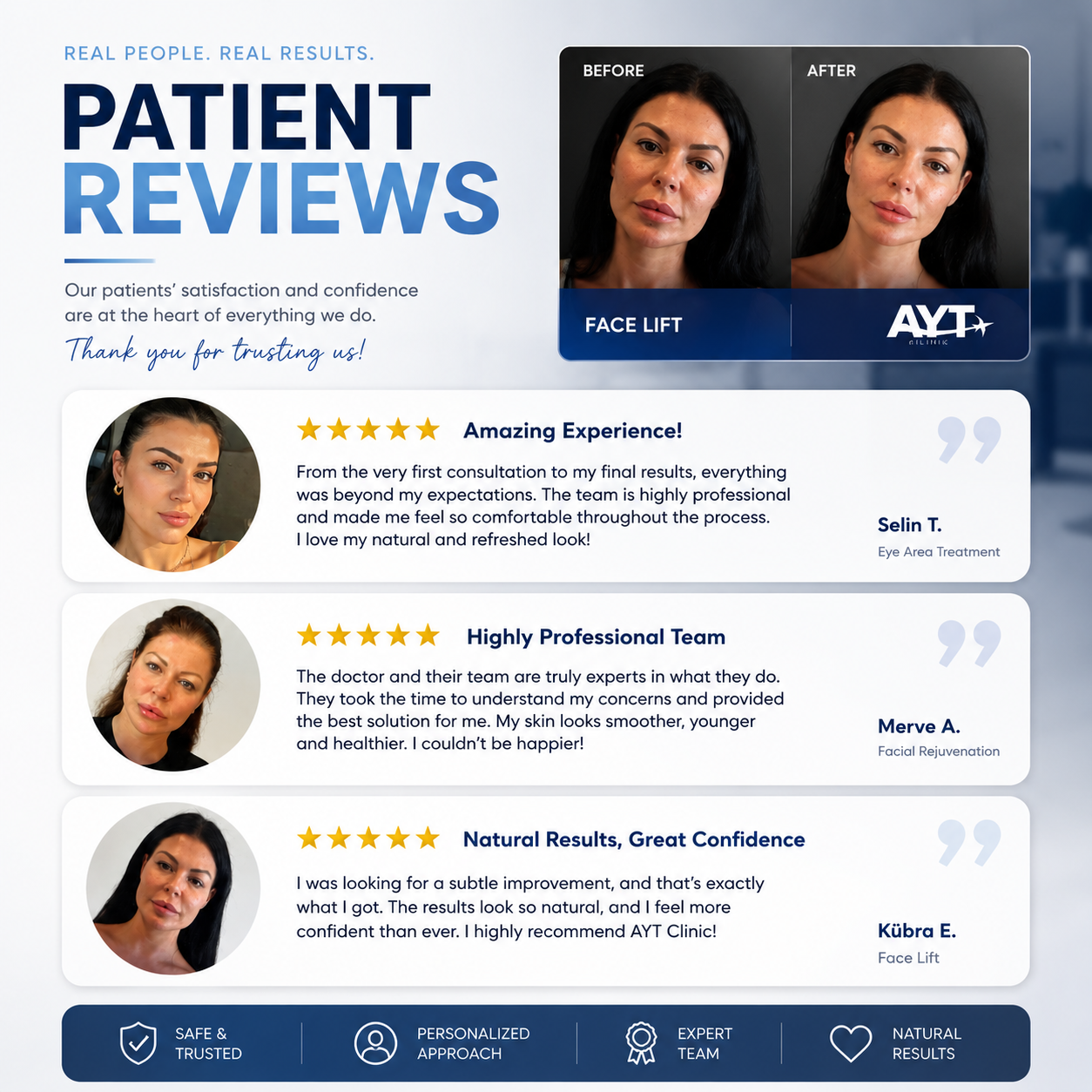 AYT Clinic Reviews & Patient Testimonials